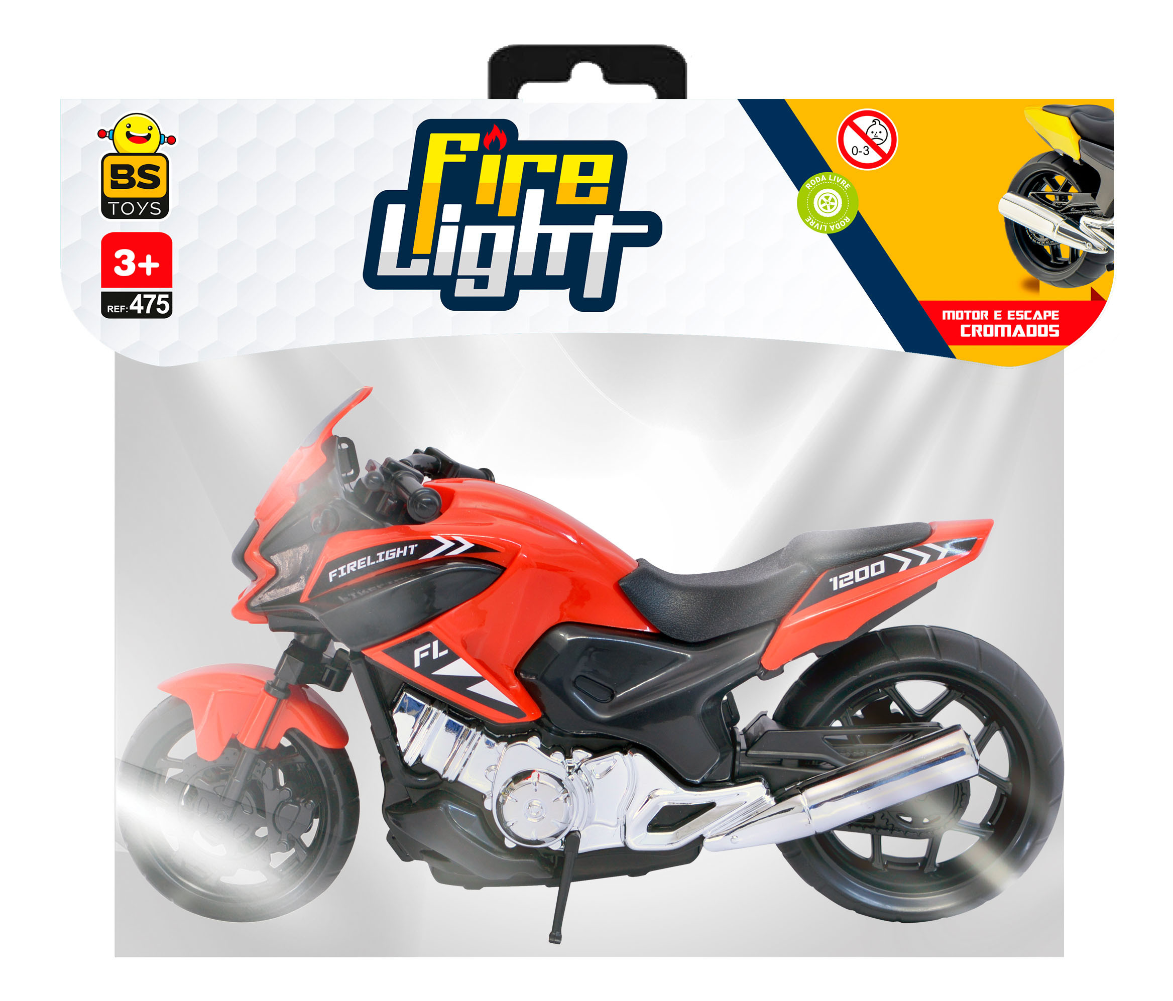 Moto Fire Light Sem Fricção