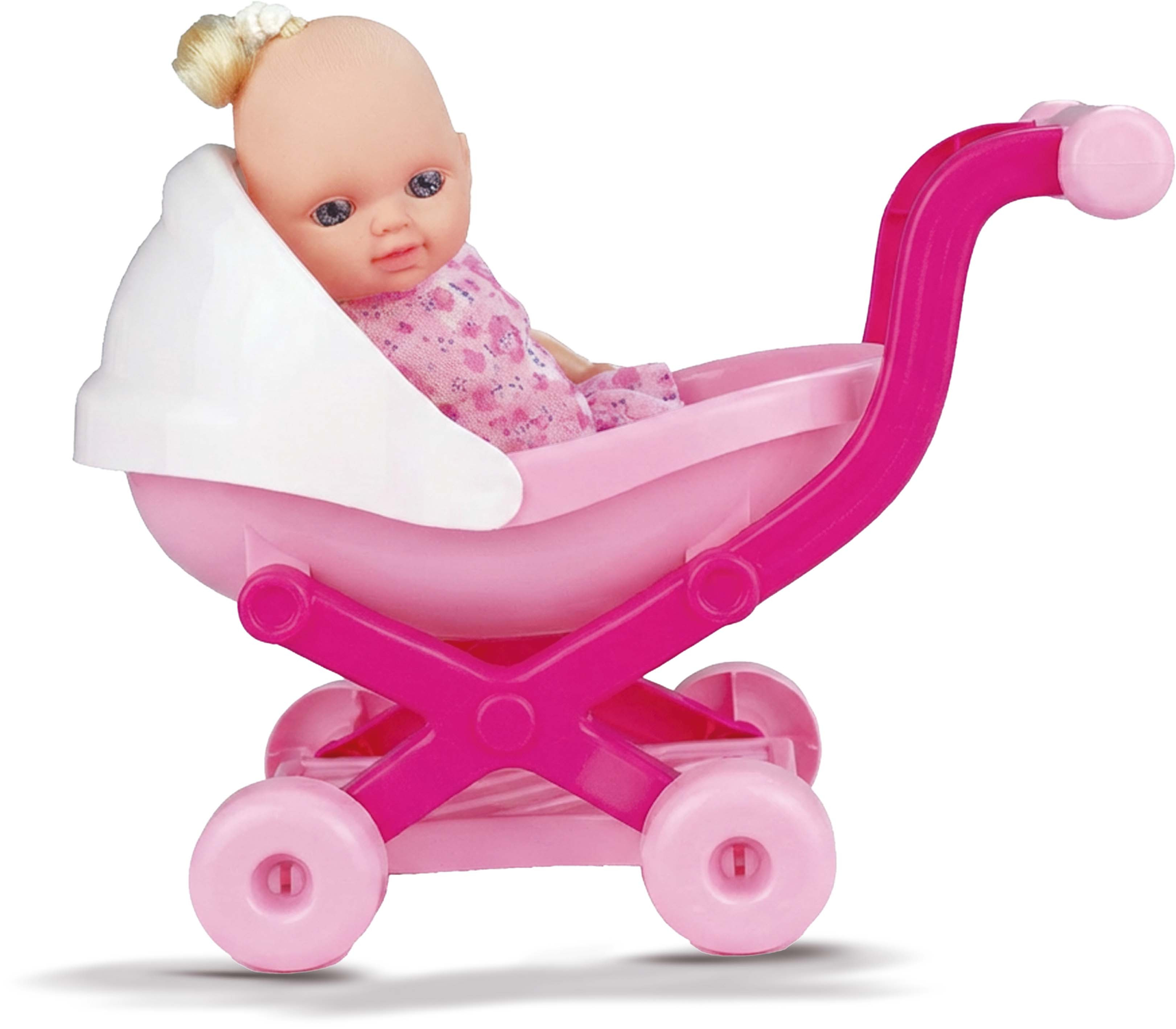 Carrinho Para Bebê Com Boneca