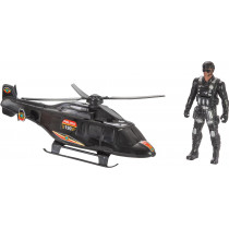 Boneco Soldado Pequeno C/ Mini Helicóptero