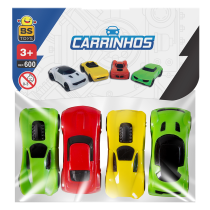 Carrinhos Sortidos Com 4
